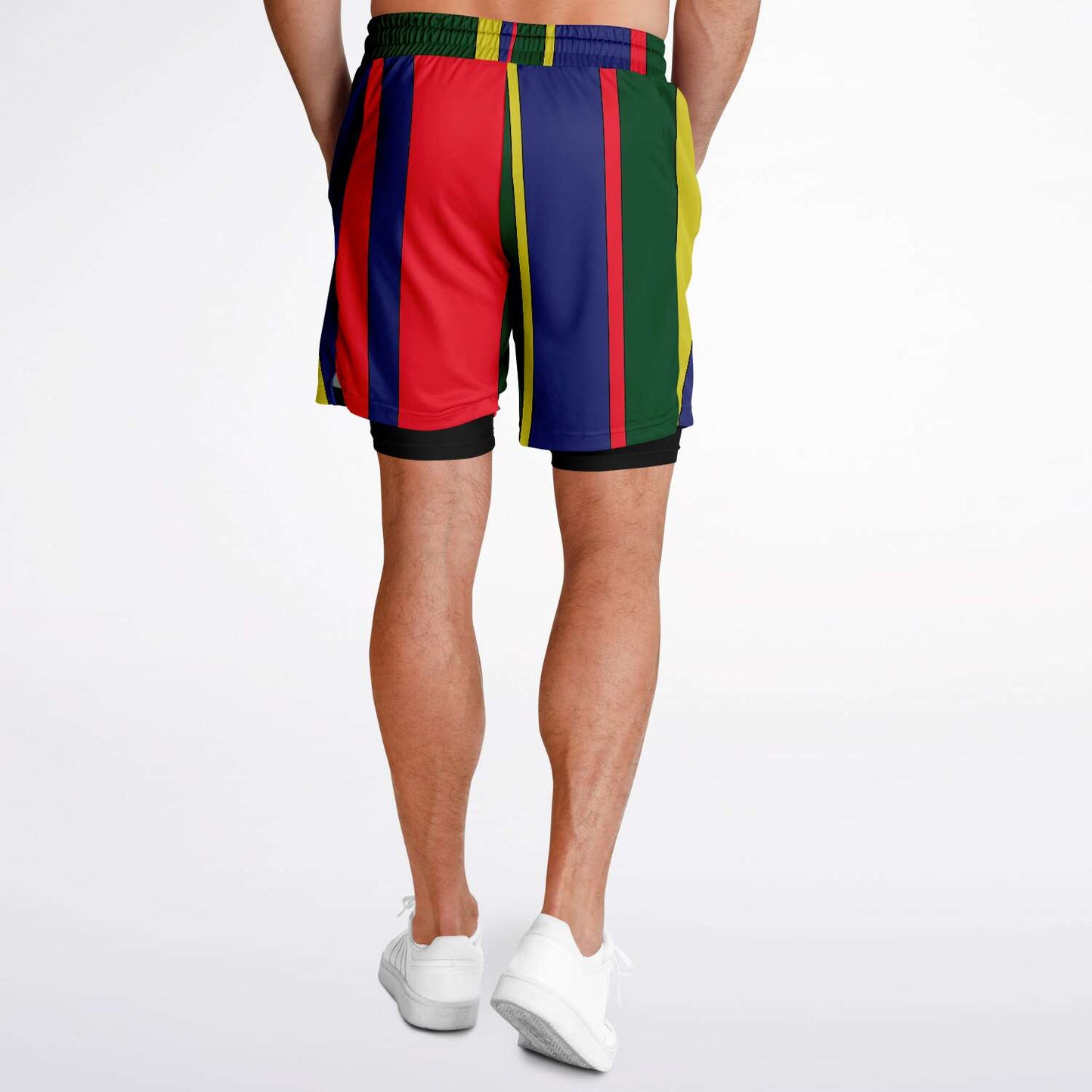 Carib Polo Striped Polo Athletic Shorts - Wray Sports