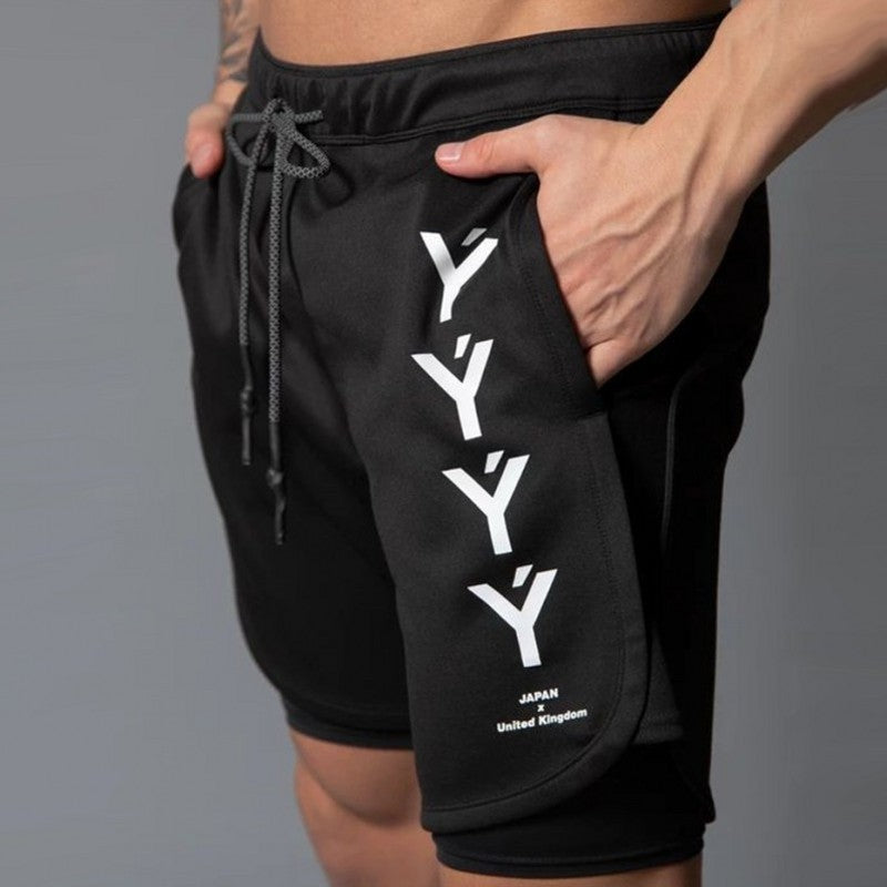 Mens Lyft quick-drying double layer shorts | Wray Sports