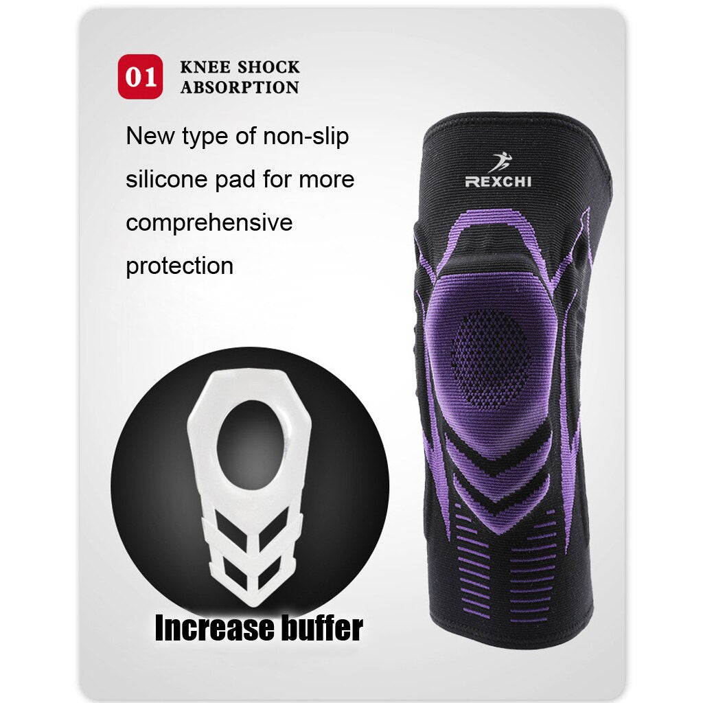 Basketball Knee Pads with Silicon Support - Wray Sports