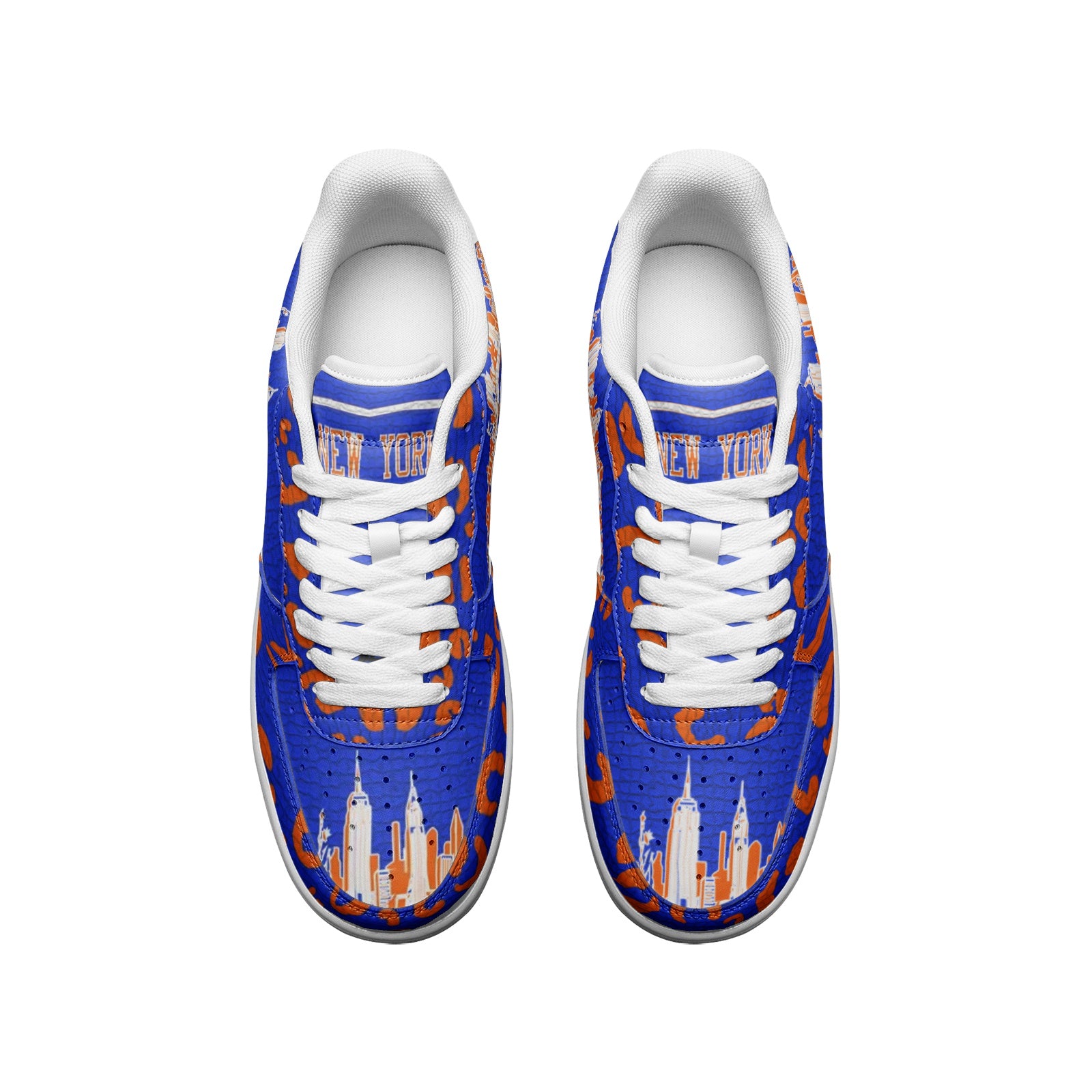 New York Knicks Color Way Low Top Force Leather Sneakers - Wray Sports