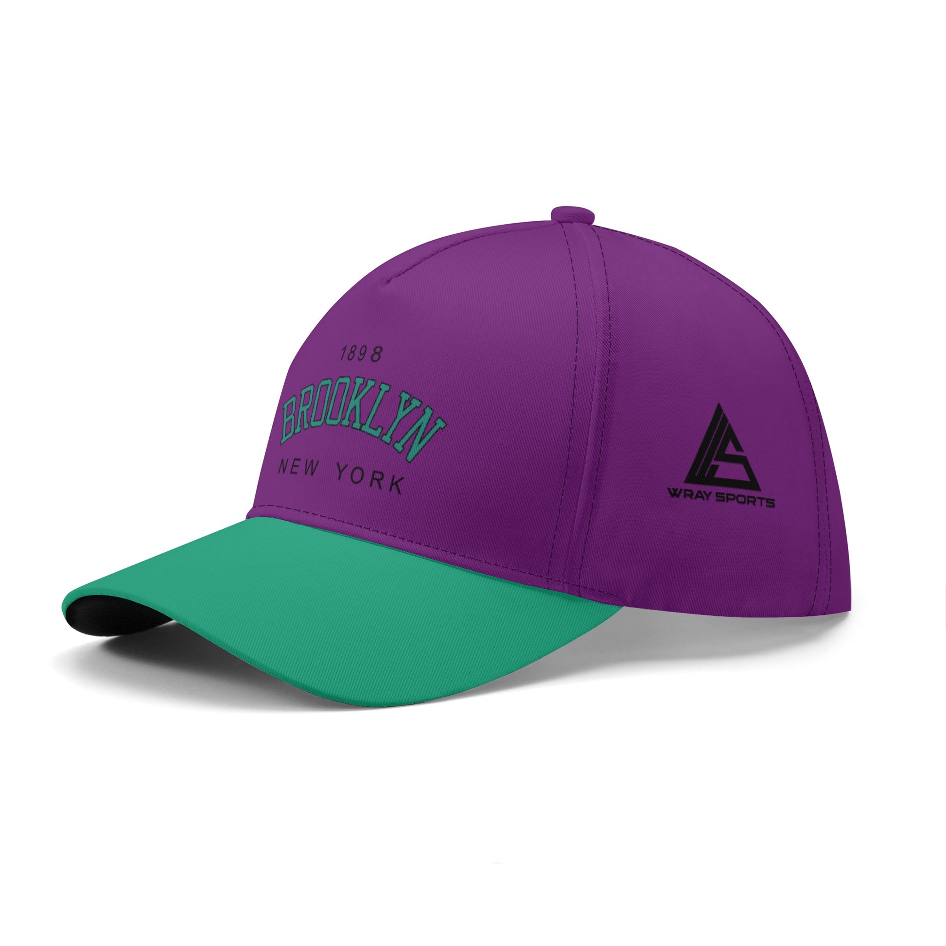 Brooklyn New York 1898 Purple Baseball Cap - Wray Sports