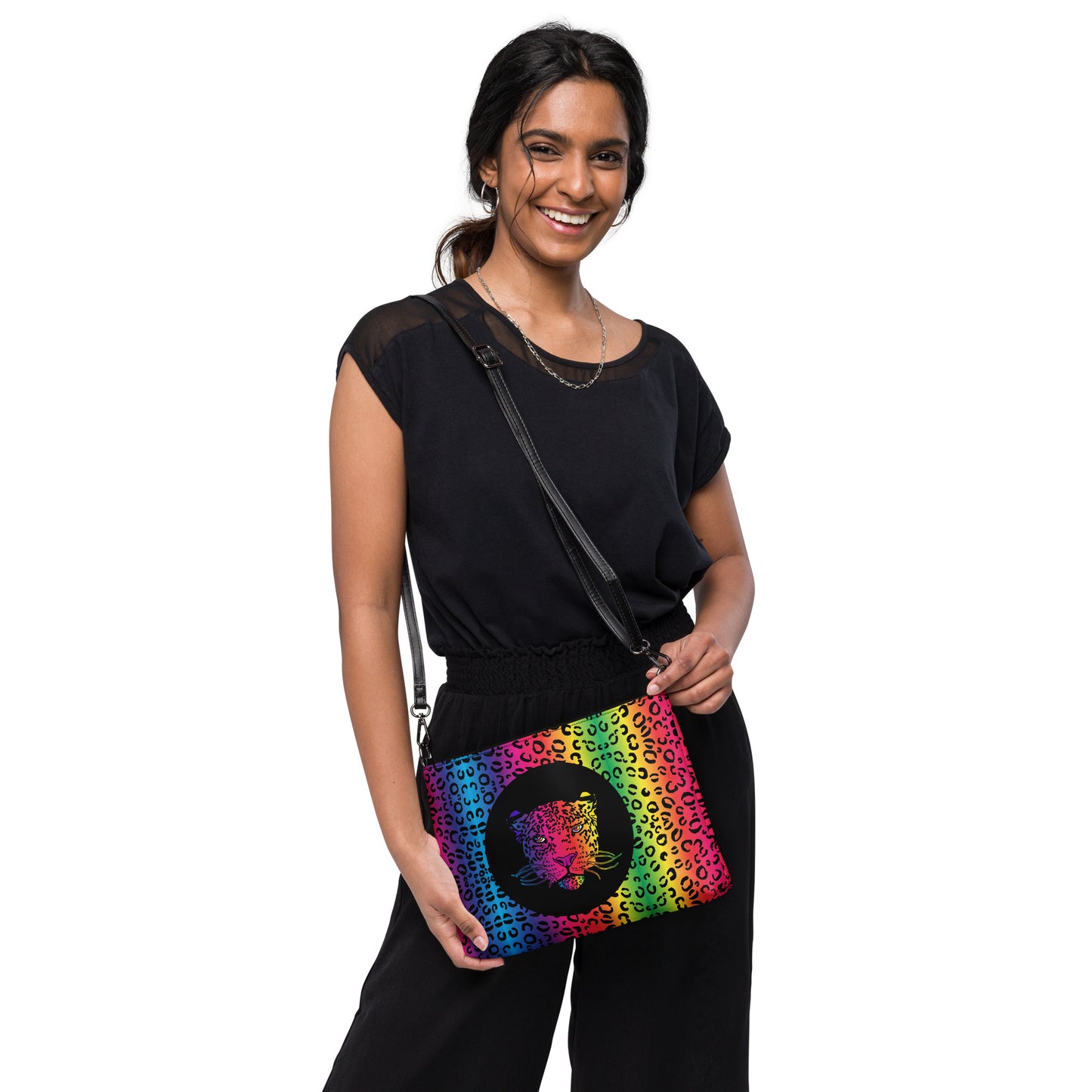 Proud Panther Rainbow Crossbody bag - Wray Sports