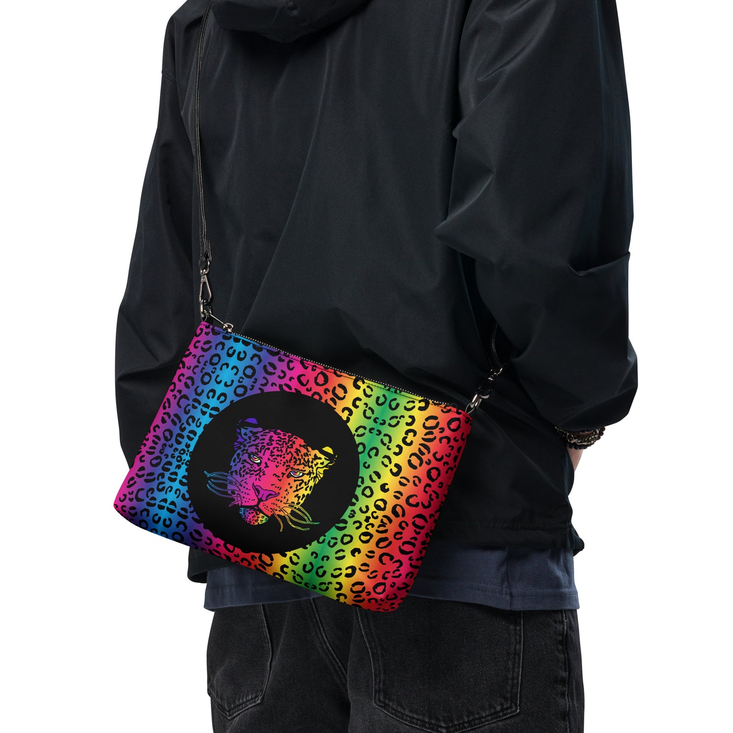 Proud Panther Rainbow Crossbody bag - Wray Sports