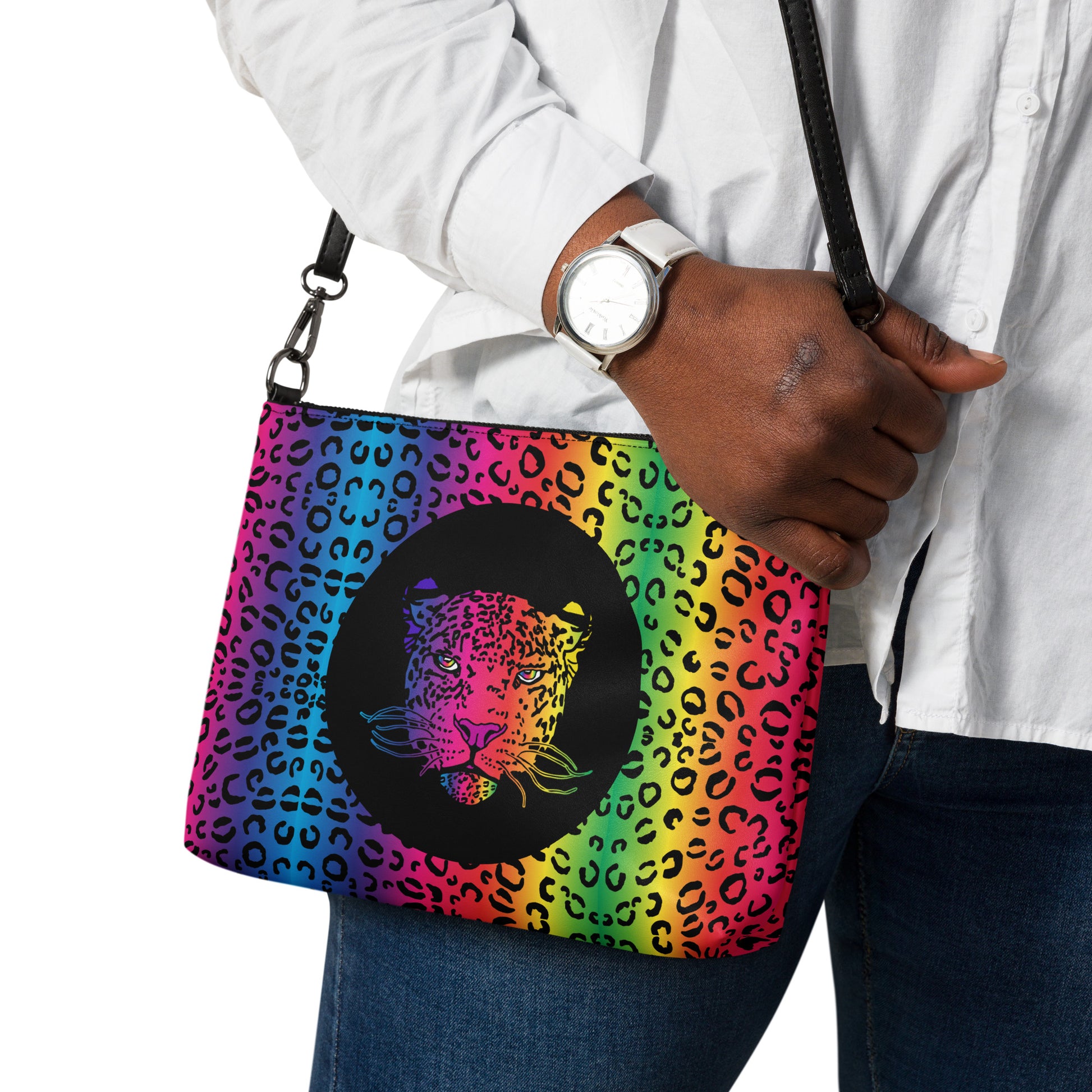 Proud Panther Rainbow Crossbody bag - Wray Sports