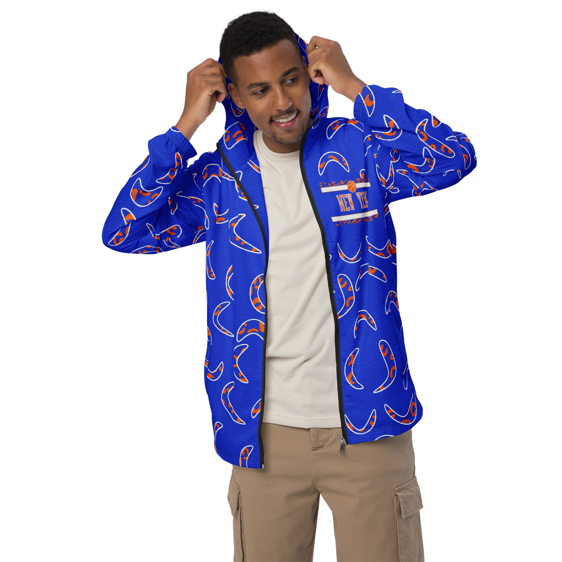 New York Blue Men’s windbreaker - Wray Sports