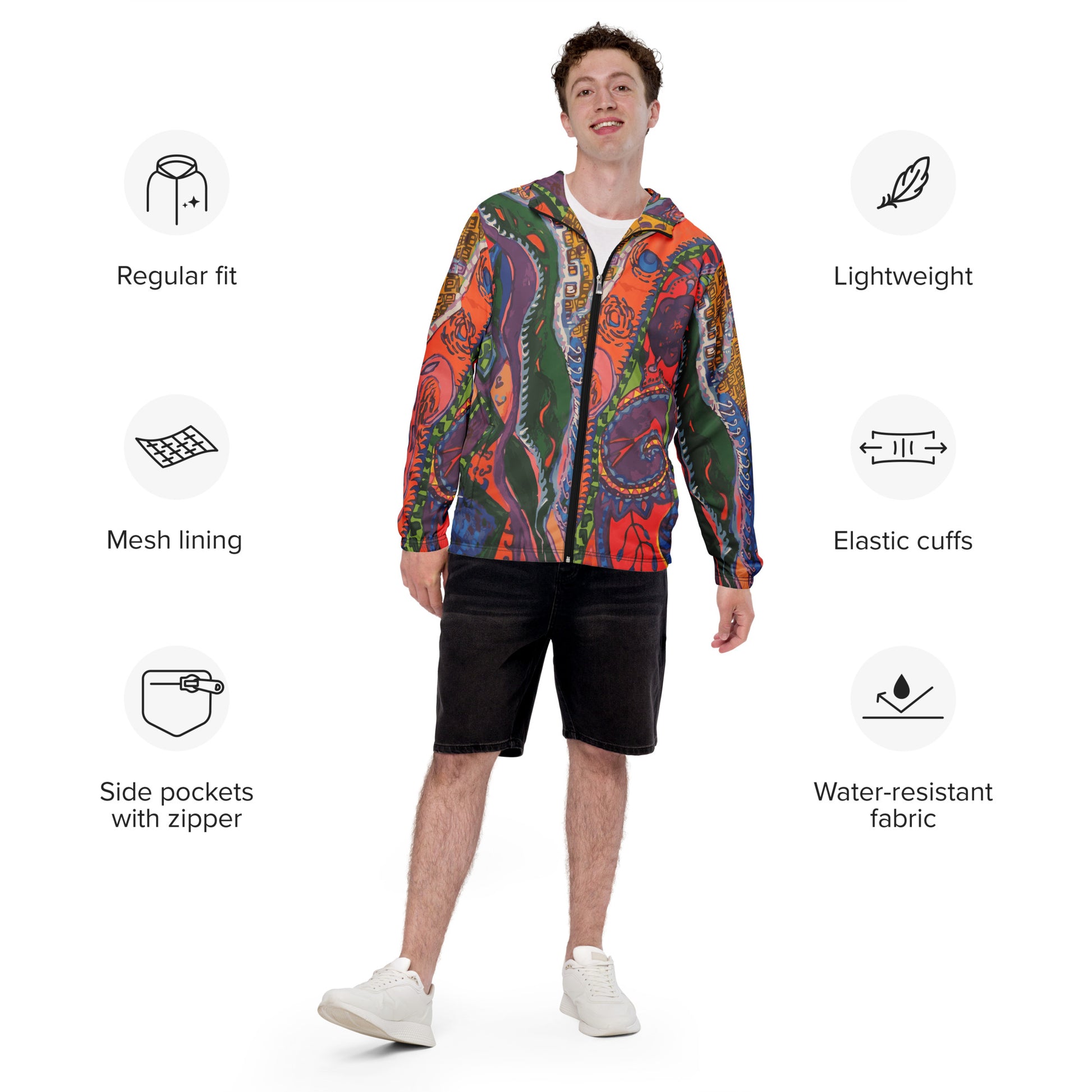 90's Style Men’s windbreaker - Wray Sports