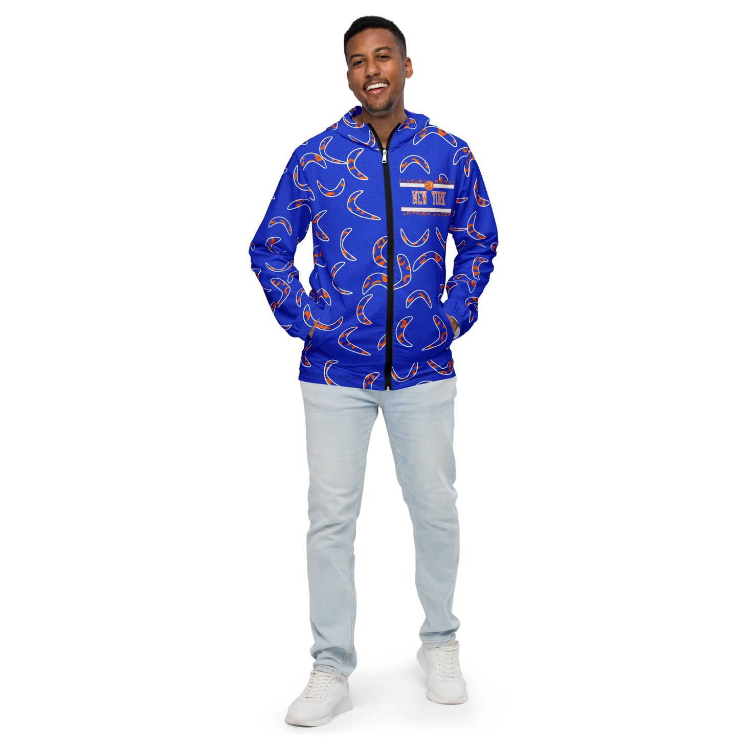 New York Blue Men’s windbreaker - Wray Sports