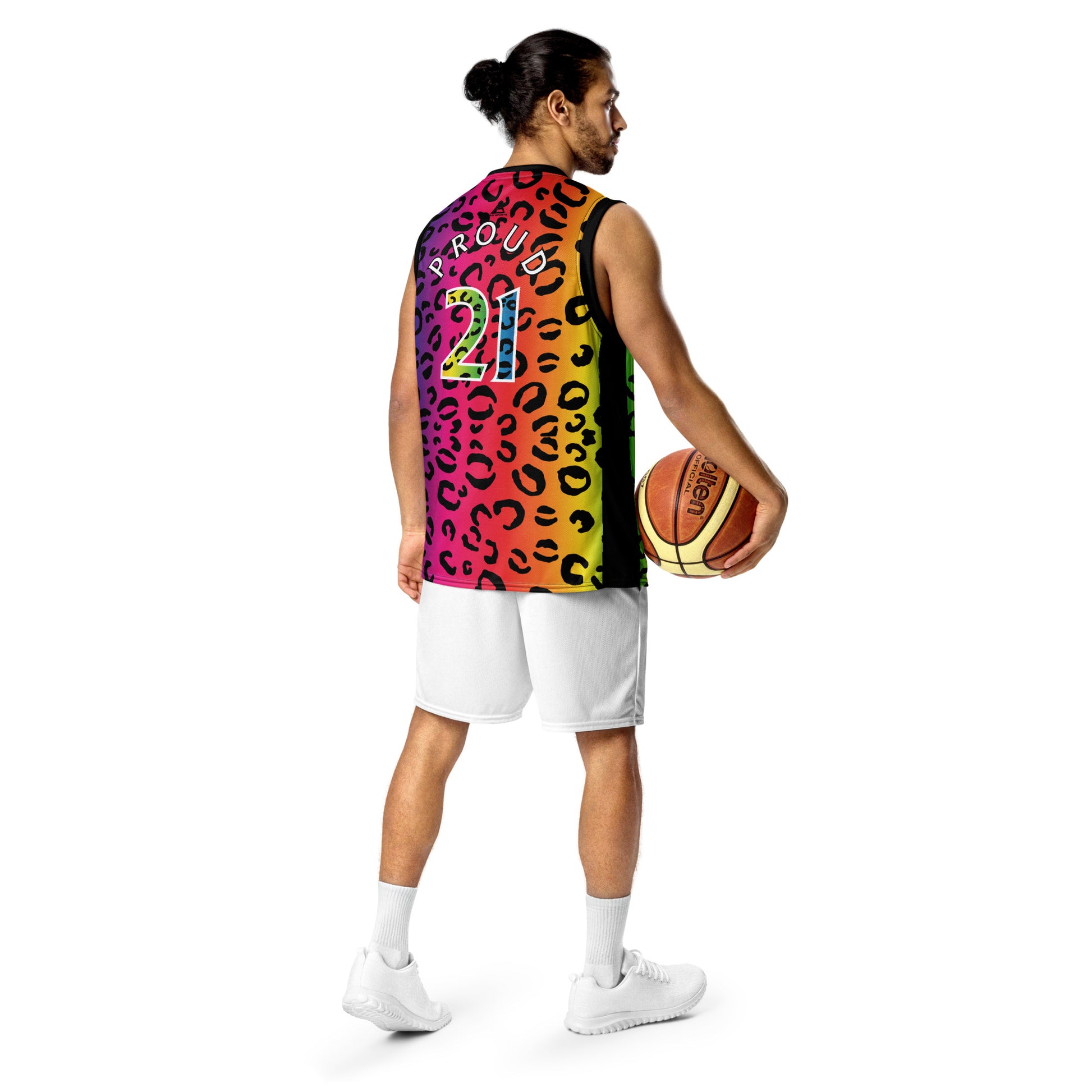 Proud Panther Recycled unisex basketball jersey - Wray Sports