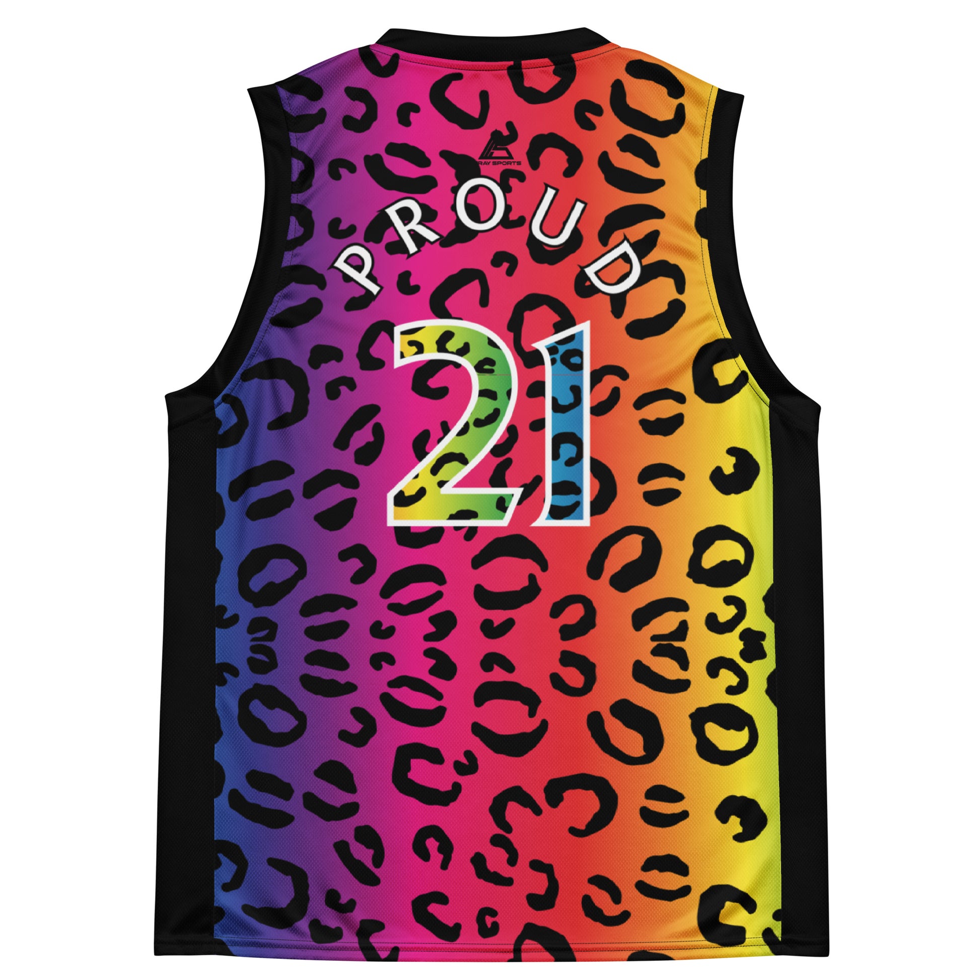 Proud Panther Recycled unisex basketball jersey - Wray Sports