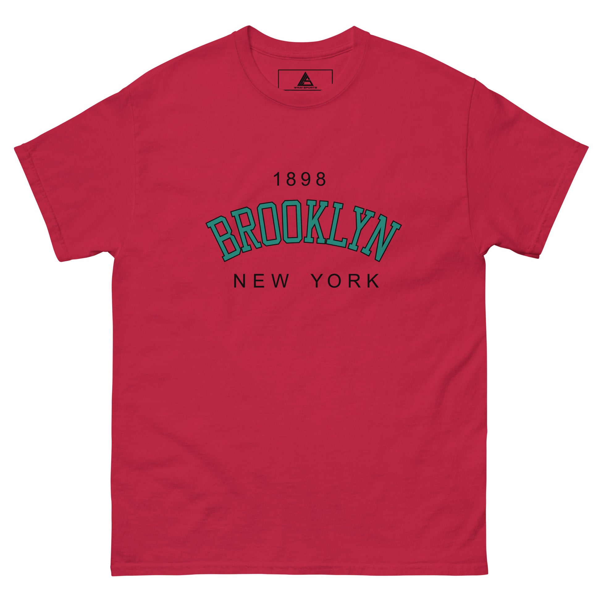 Mens 1898 Brooklyn New York College T Shirt - Wray Sports