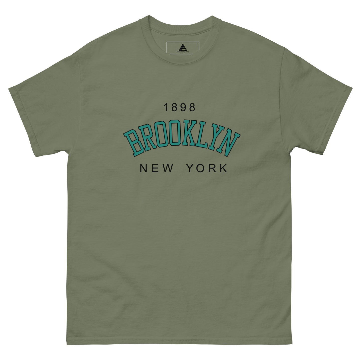 Mens 1898 Brooklyn New York College T Shirt - Wray Sports