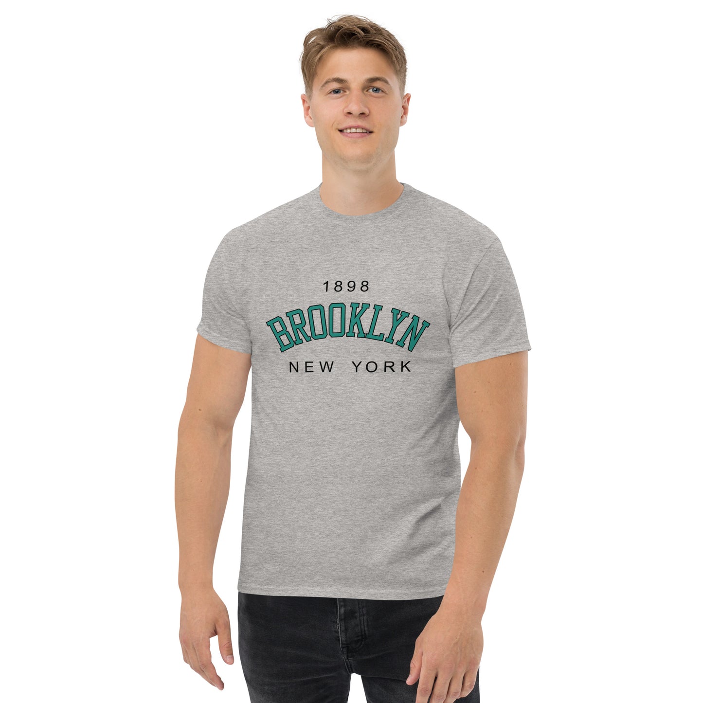 Mens 1898 Brooklyn New York College T Shirt - Wray Sports