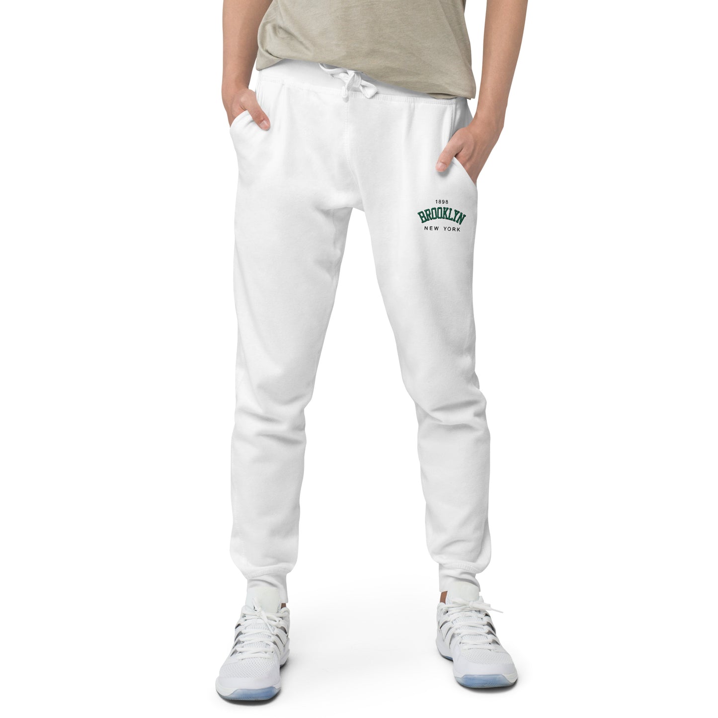 Brooklyn 1898 Unisex Embroidered Fleece Sweatpants - Wray Sports