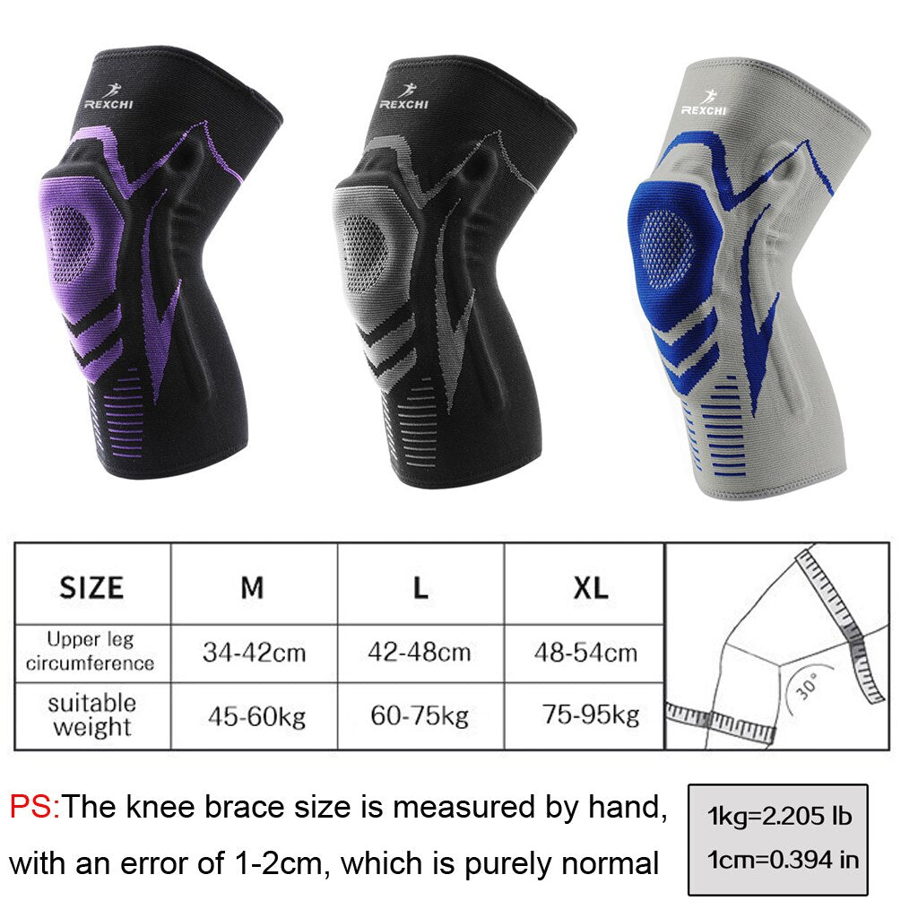 Basketball Knee Pads with Silicon Support - Wray Sports