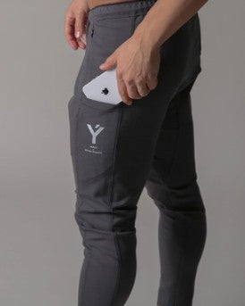 Mens Lyft Tapered Hidden Zip Pocket Slim Fit Sweat Pants - Wray Sports