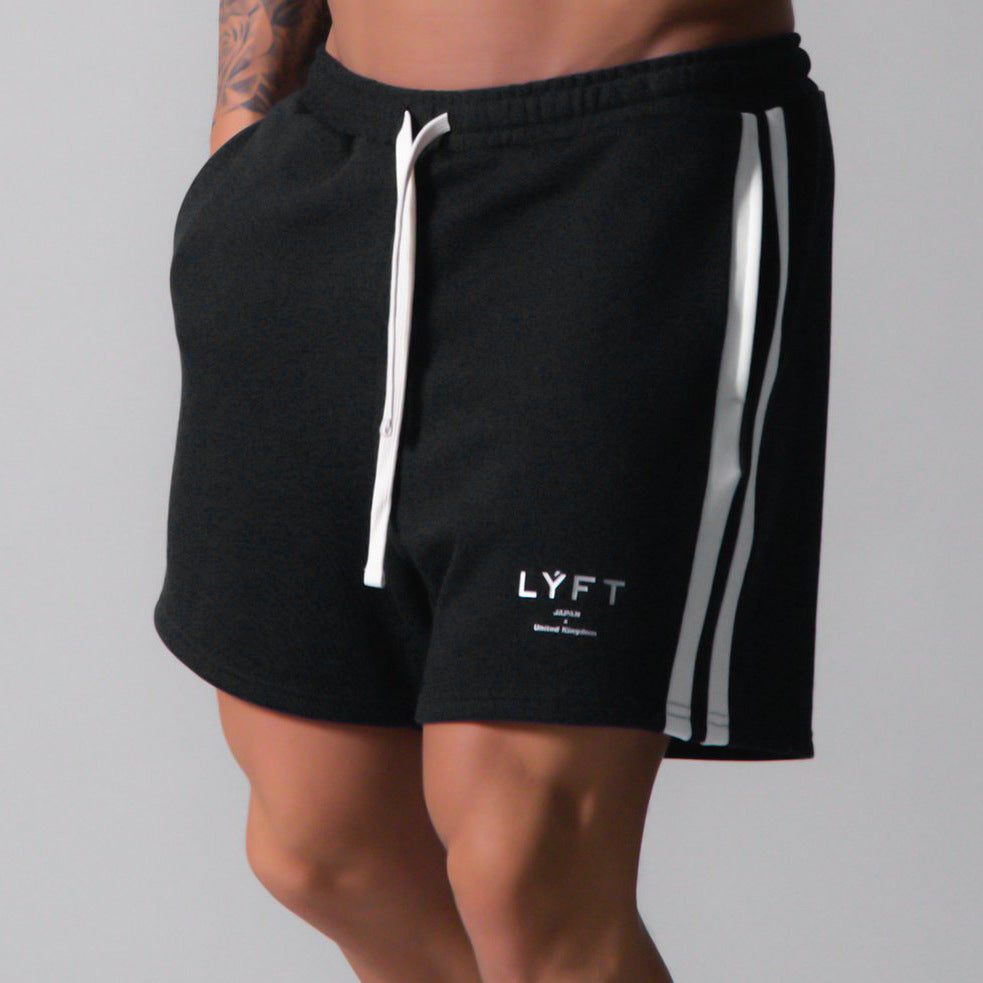 Mens Lyft Cotton Draw String Fitness Sports Shorts - Wray Sports