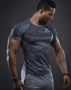 Rashguard Mens Sports Gym Muscle Shirt - Wray Sports