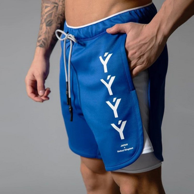 Mens Lyft quick-drying double layer shorts - Wray Sports