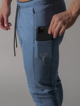 Mens Lyft Tapered Hidden Zip Pocket Slim Fit Sweat Pants