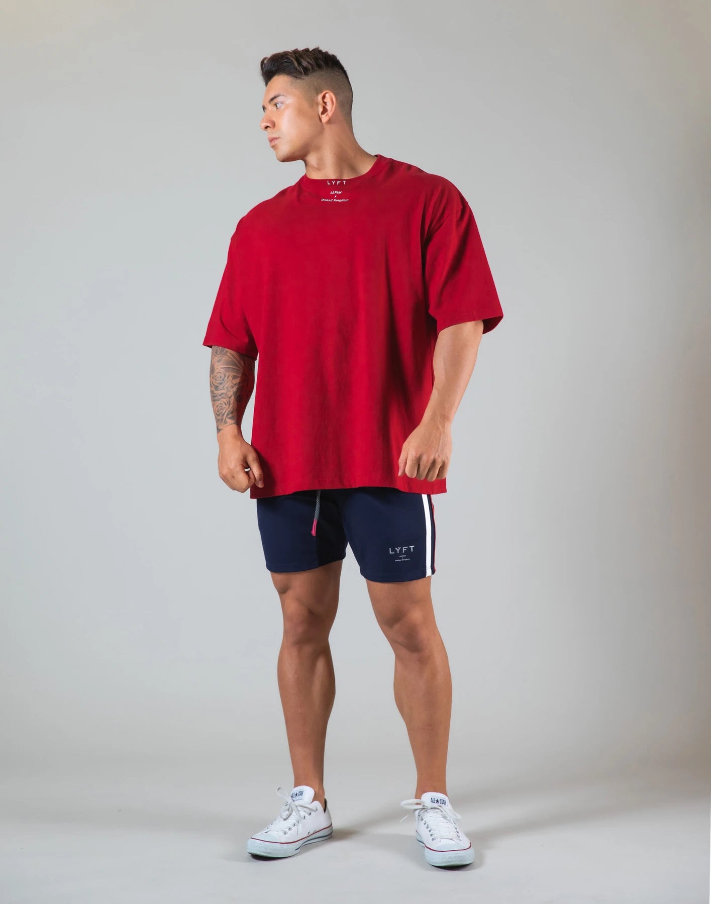 Lyft Men's Round Neck Cotton Athleisure Fitness T-Shirt – Wray Sports