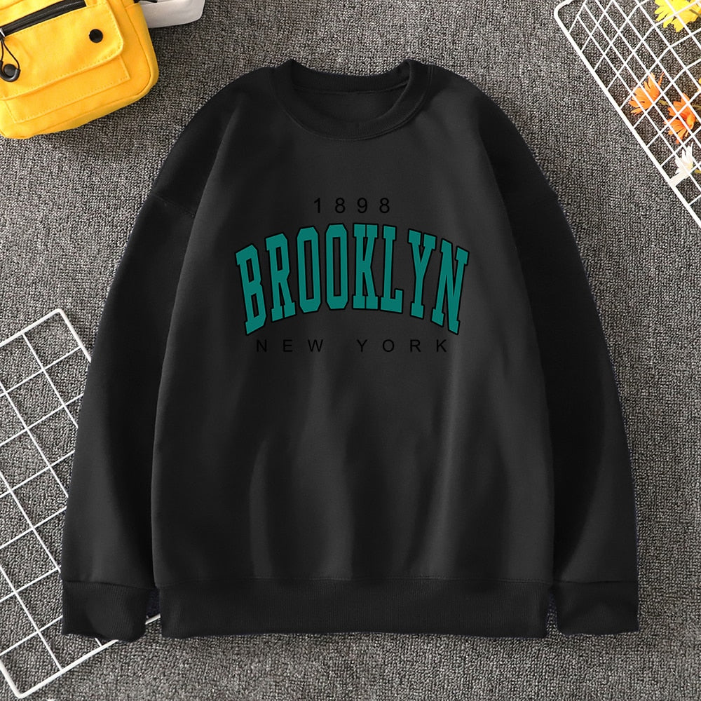 Mens 1898 Brooklyn New York College Sweatshirt - Wray Sports