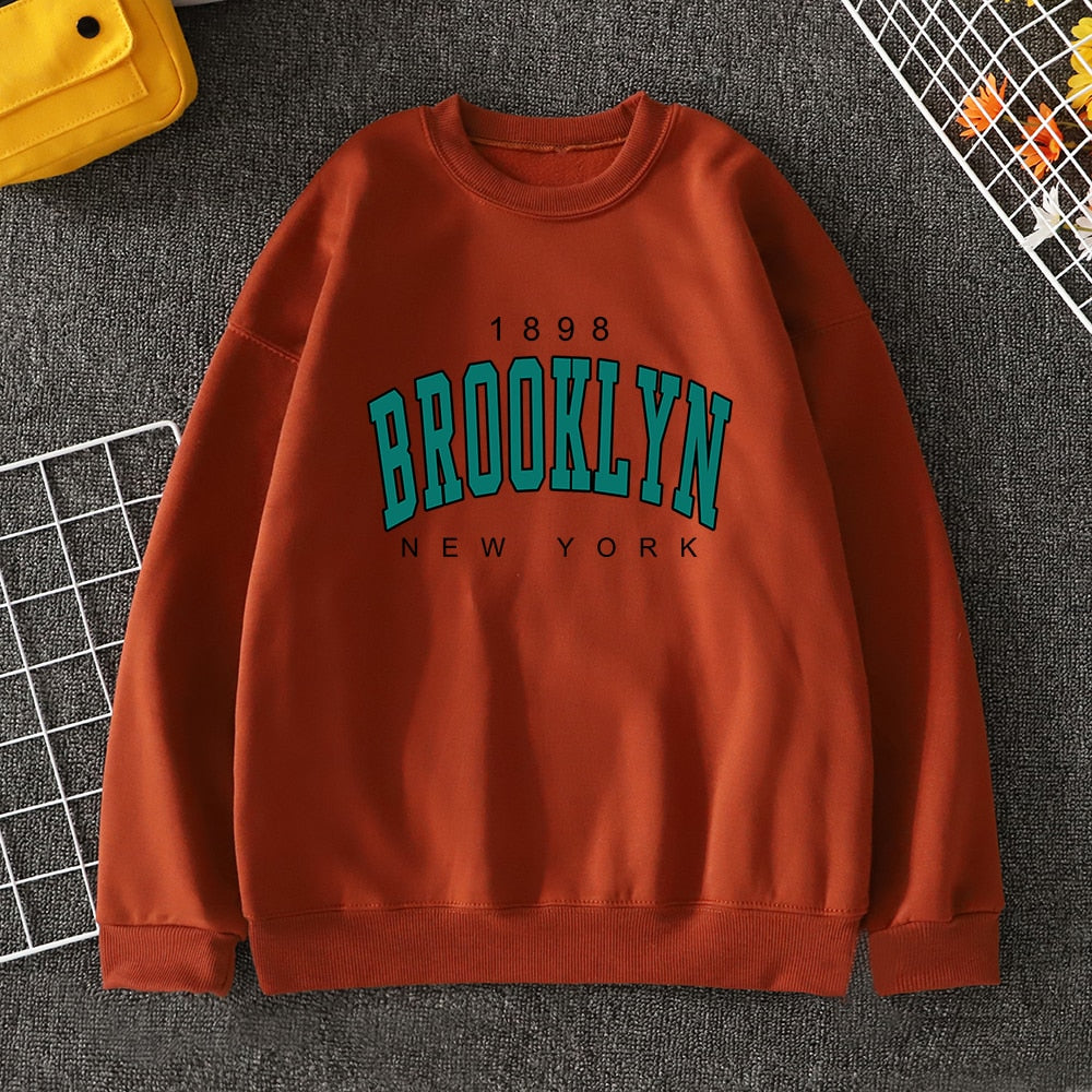 Mens 1898 Brooklyn New York College Sweatshirt - Wray Sports