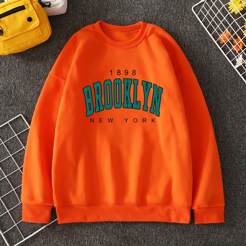 Mens 1898 Brooklyn New York College Sweatshirt - Wray Sports