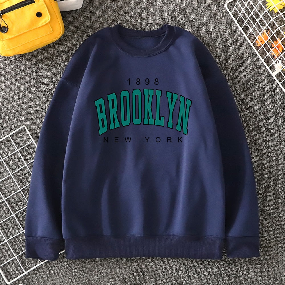 Mens 1898 Brooklyn New York College Sweatshirt - Wray Sports