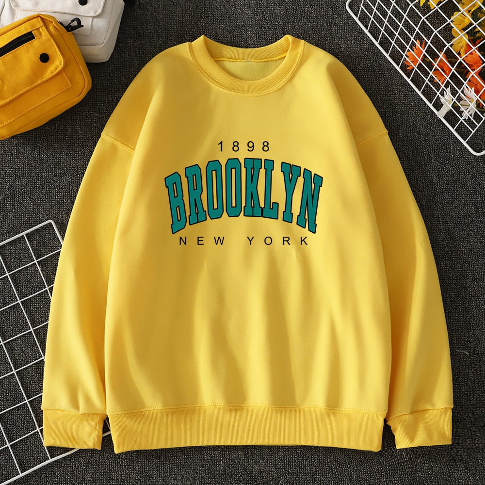 Mens 1898 Brooklyn New York College Sweatshirt - Wray Sports