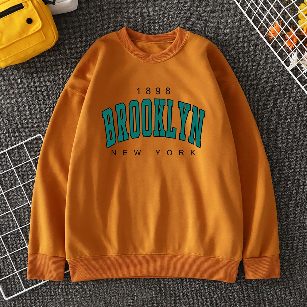 Mens 1898 Brooklyn New York College Sweatshirt - Wray Sports