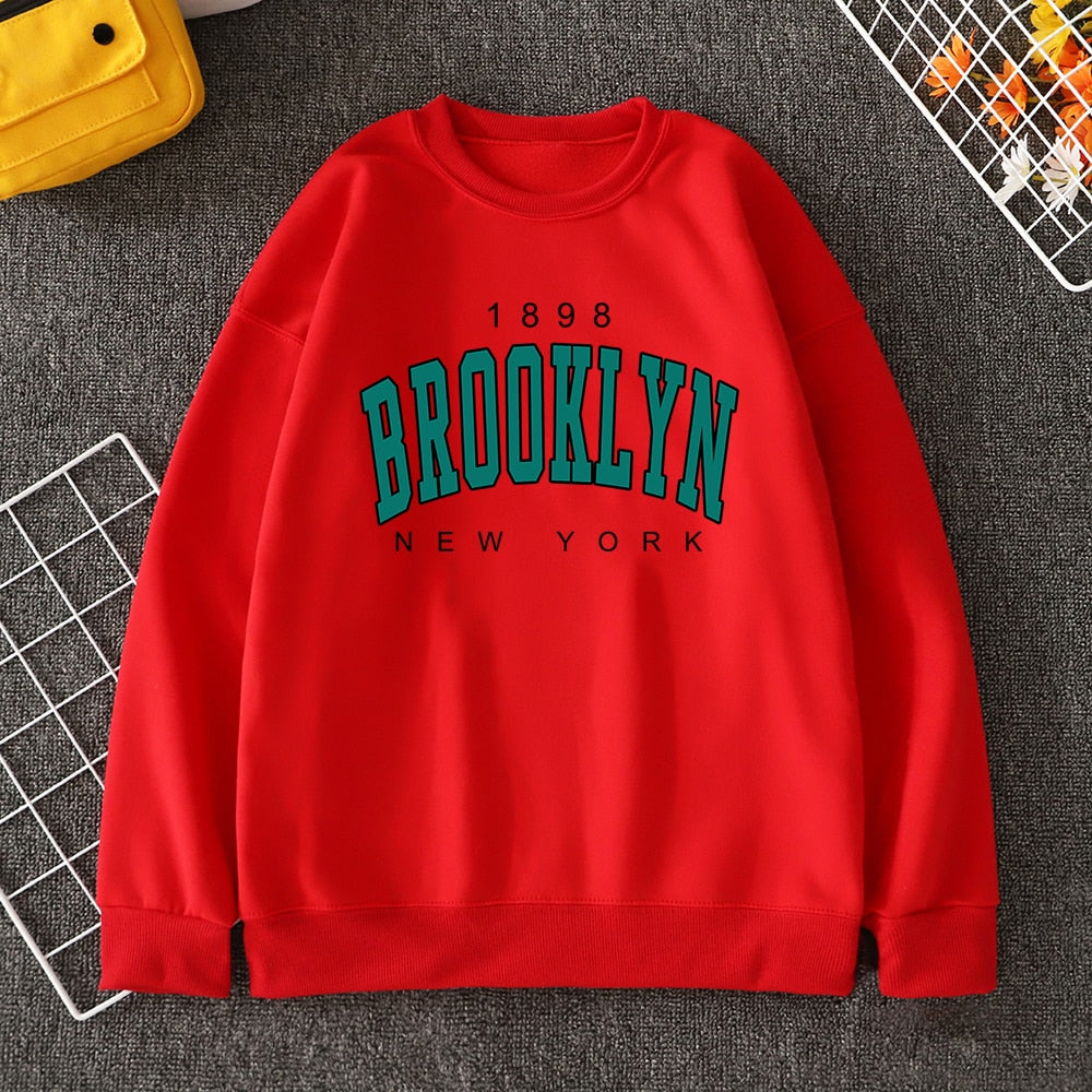 Mens 1898 Brooklyn New York College Sweatshirt - Wray Sports