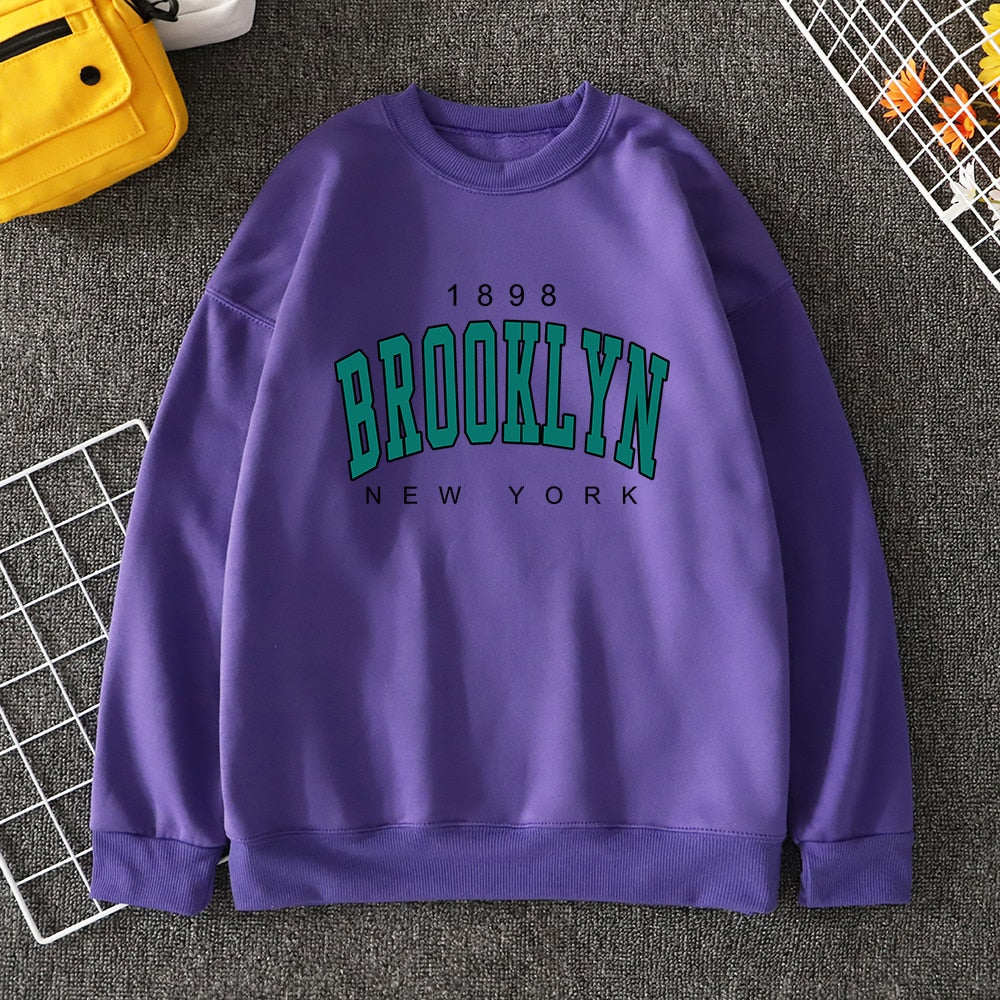 Mens 1898 Brooklyn New York College Sweatshirt - Wray Sports