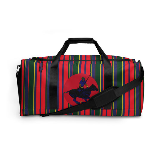 Striped Polo Pony Carib Duffle Travel Bag - Wray Sports