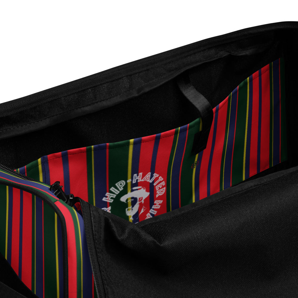 Striped Polo Pony Carib Duffle Travel Bag - Wray Sports