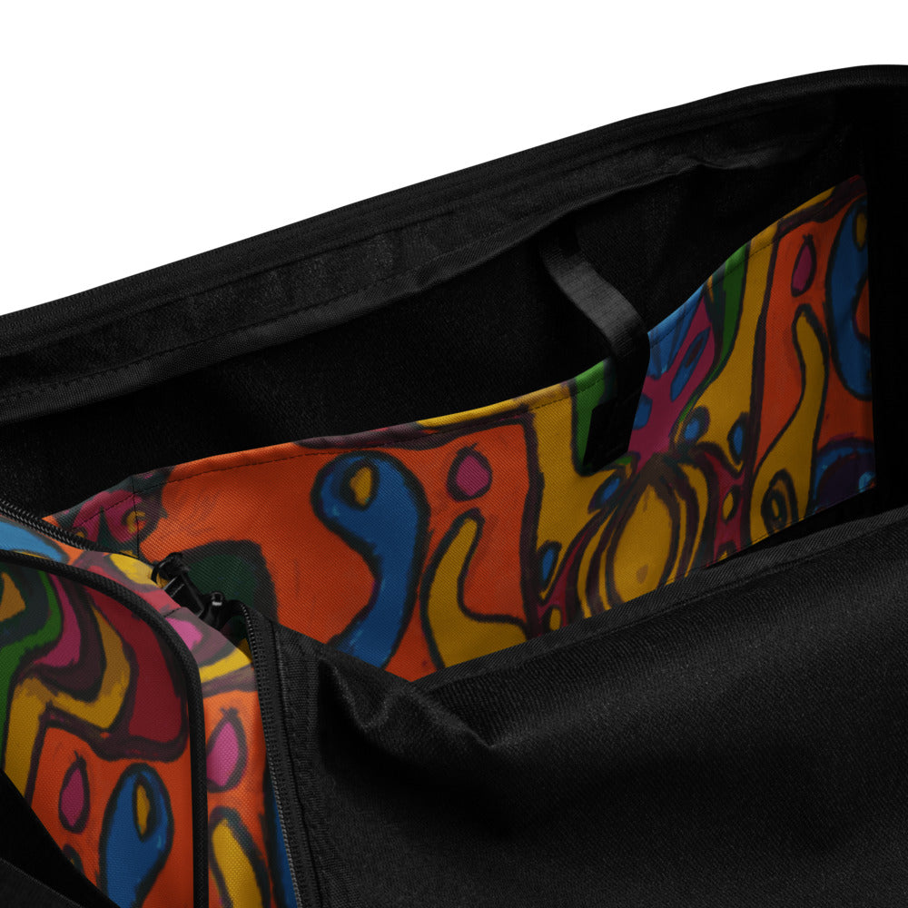 Artist Funky Lava Print Duffle Bag - Wray Sports