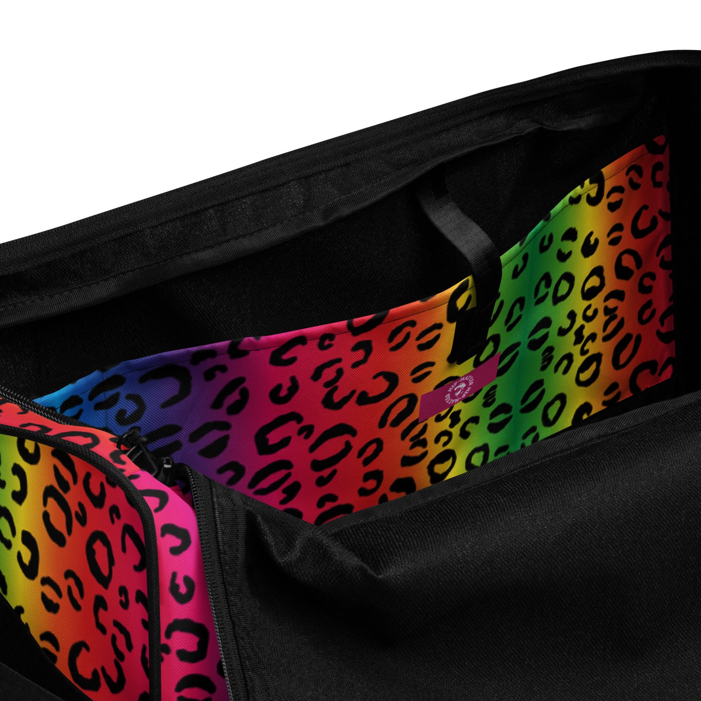 Rainbow Leopard Minimalist Travel Bag