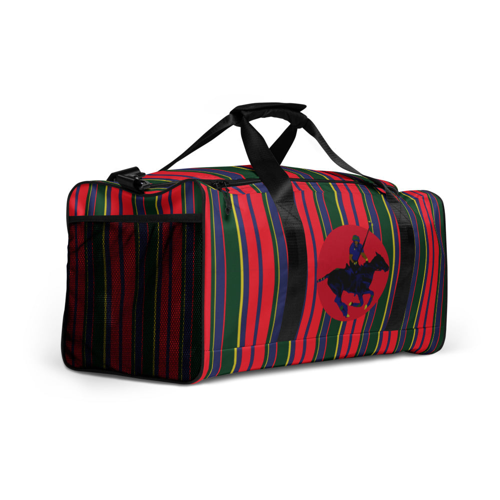 Striped Polo Pony Carib Duffle Travel Bag - Wray Sports