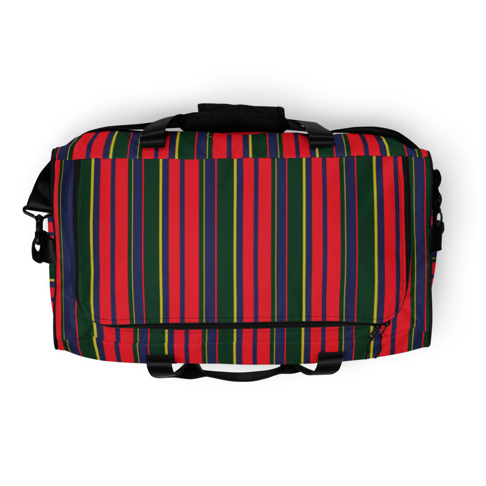 Striped Polo Pony Carib Duffle Travel Bag - Wray Sports