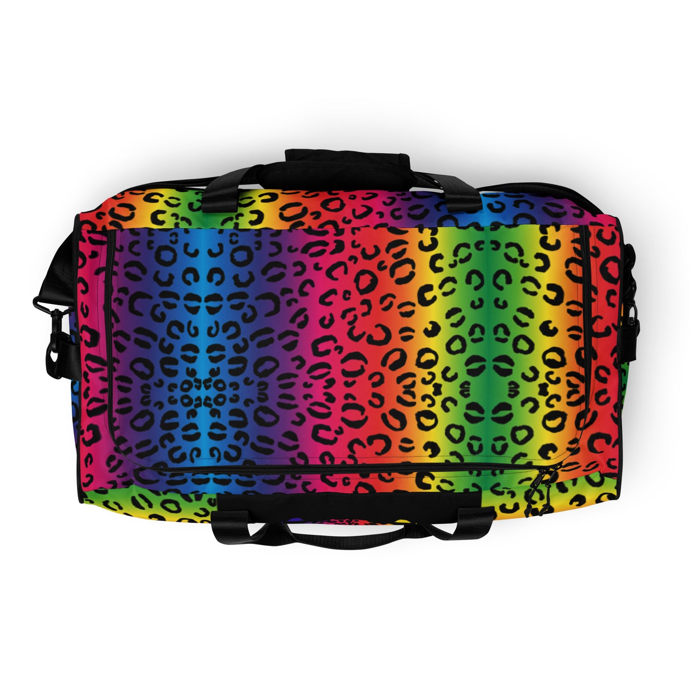 Rainbow Leopard Minimalist Travel Bag