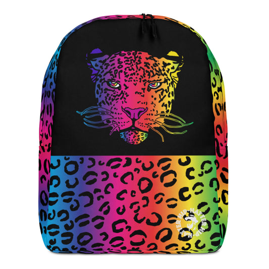 Rainbow Safari Leopard Minimalist Backpack - Wray Sports