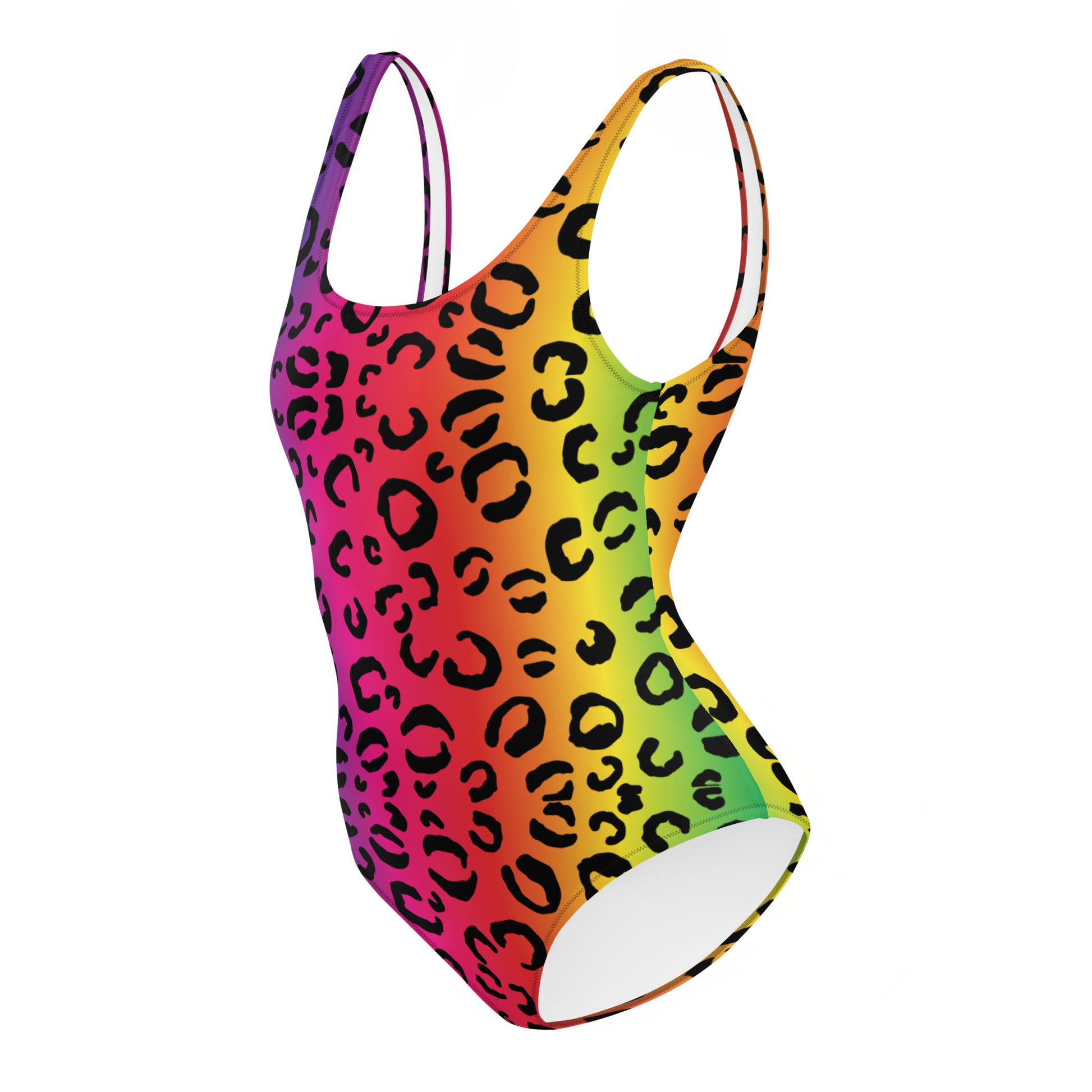 Rainbow Leopard One-Piece Swimsuit - Wray Sports