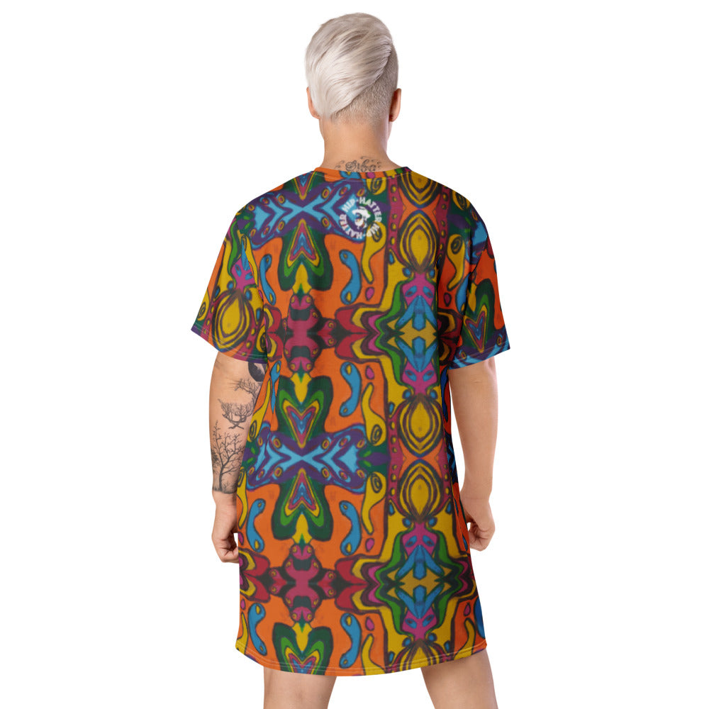 Funky Artist T-shirt dress - Wray Sports