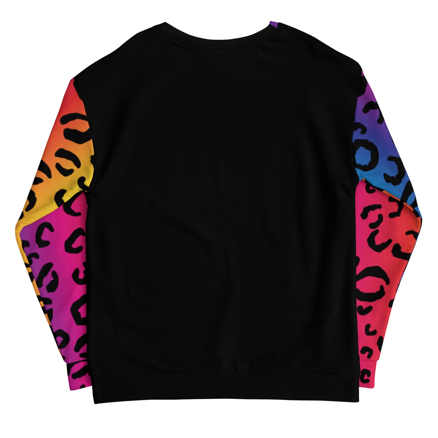 Rainbow Safari Leopard Sweatshirt Big Face - Wray Sports