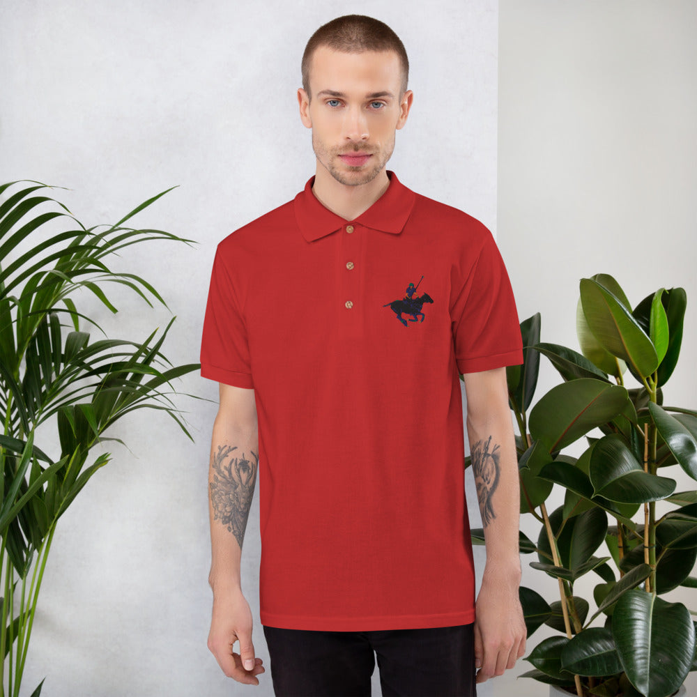 Embroidered Carib Action Pony Polo Shirt - Wray Sports