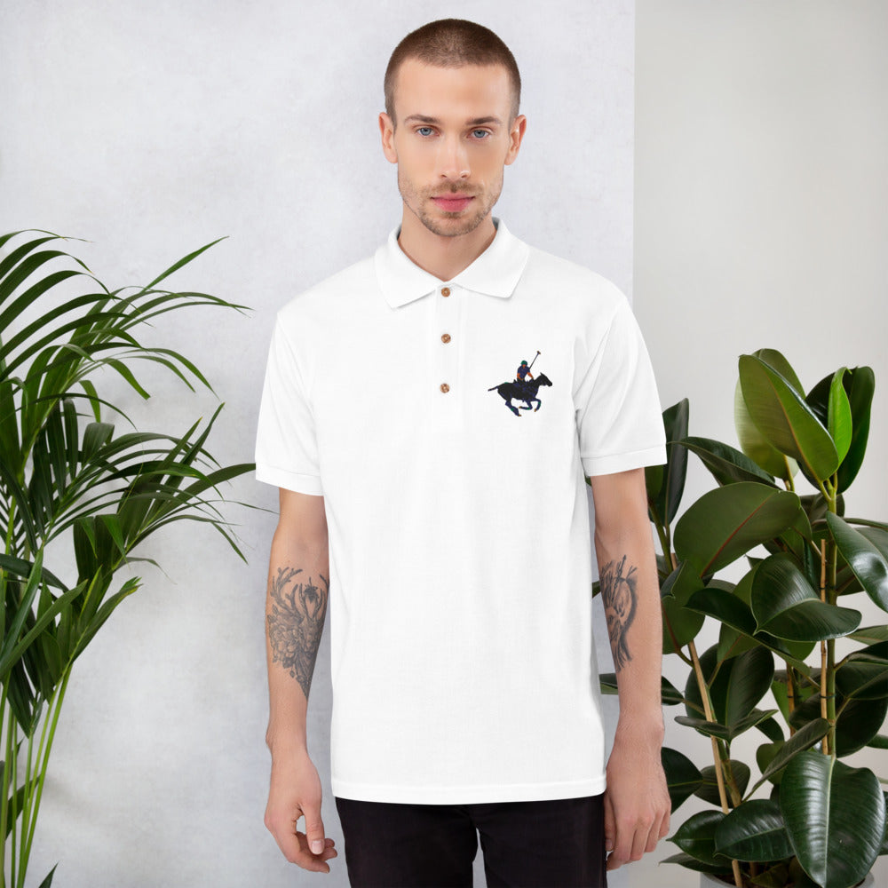 Embroidered Carib Action Pony Polo Shirt - Wray Sports