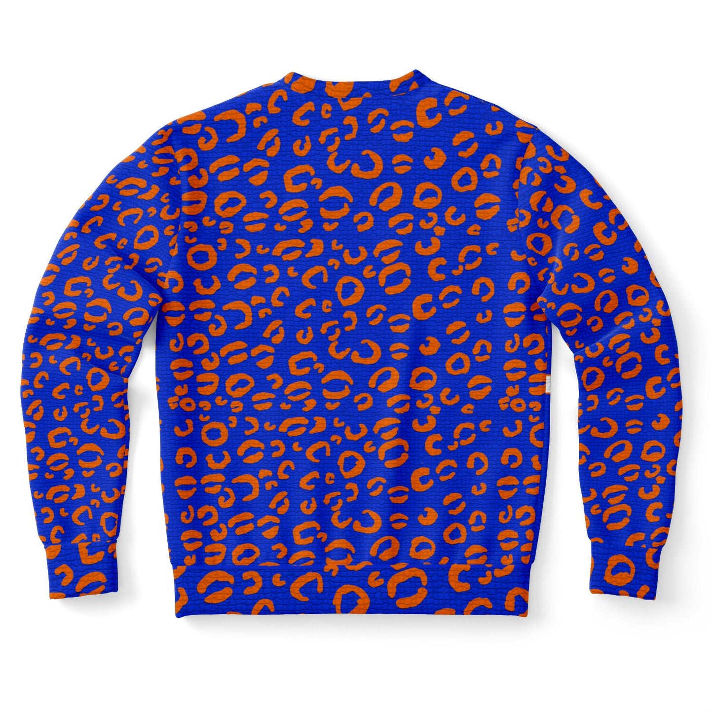 New York Knicks Color Inspired Mosaic Leopard Print Sweatshirt - Wray Sports