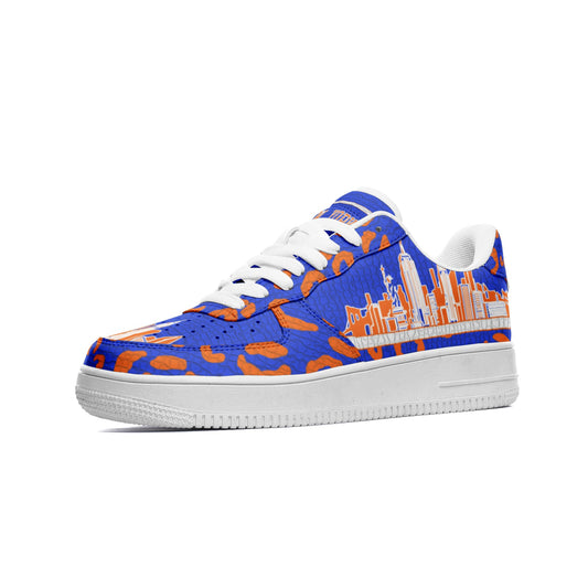 New York Knicks Color Way Low Top Force Leather Sneakers - Wray Sports