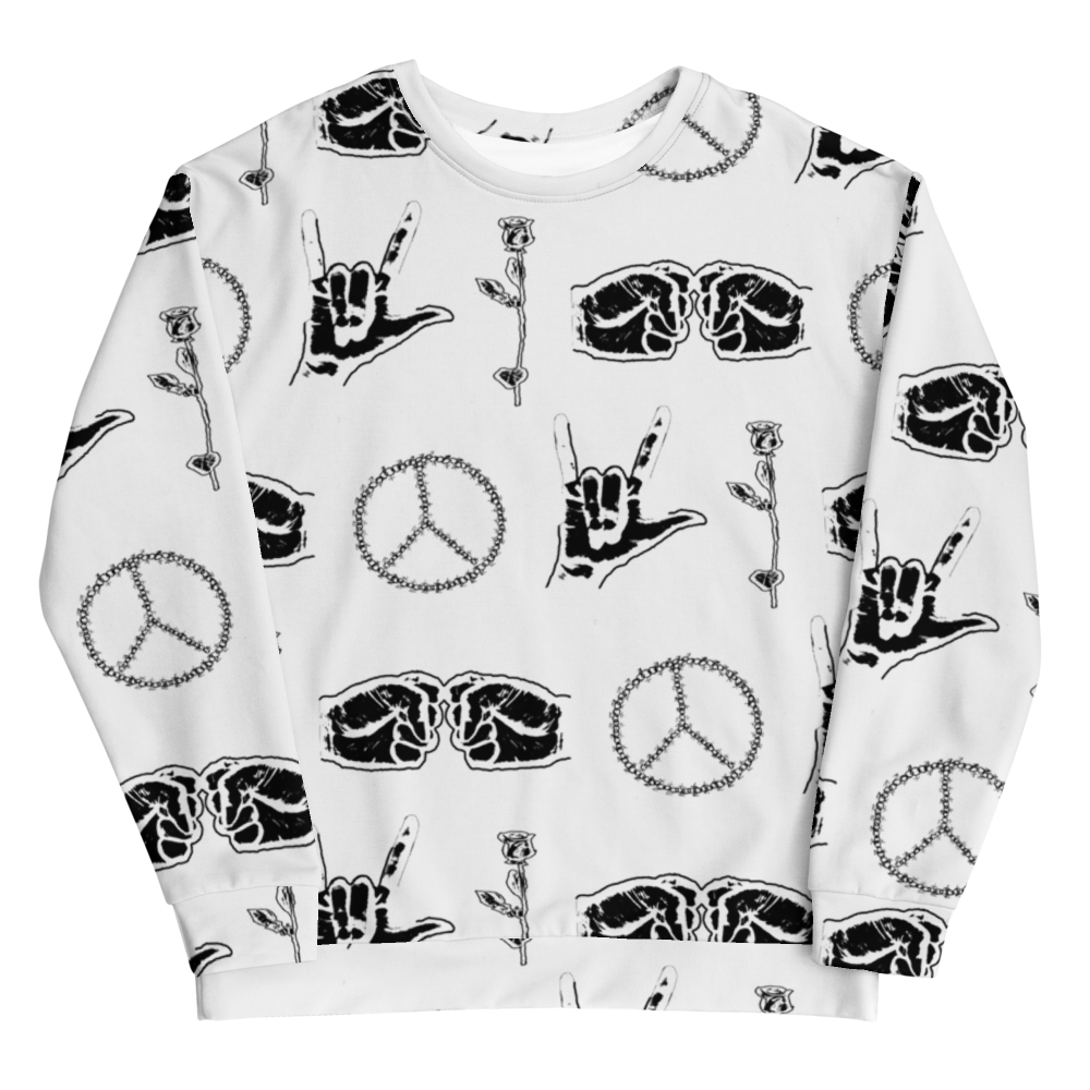 Peace Love Life Respect Sweatshirt - Wray Sports