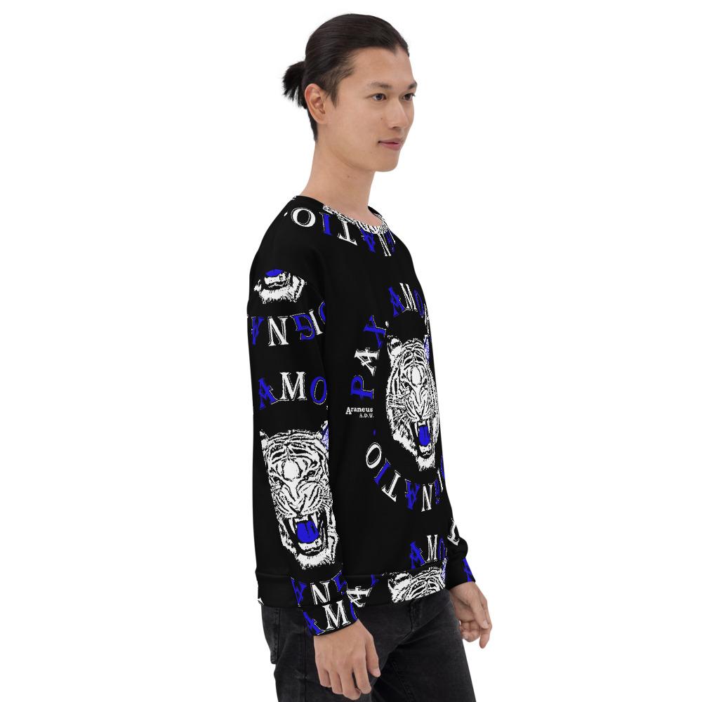 Real Tiger Moto Sweatshirt Blue - Wray Sports