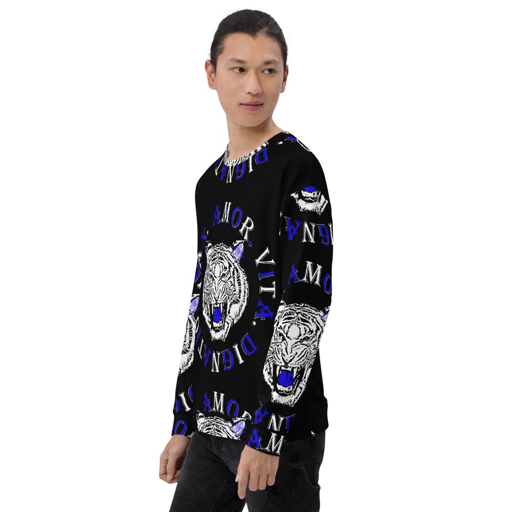 Real Tiger Moto Sweatshirt Blue - Wray Sports